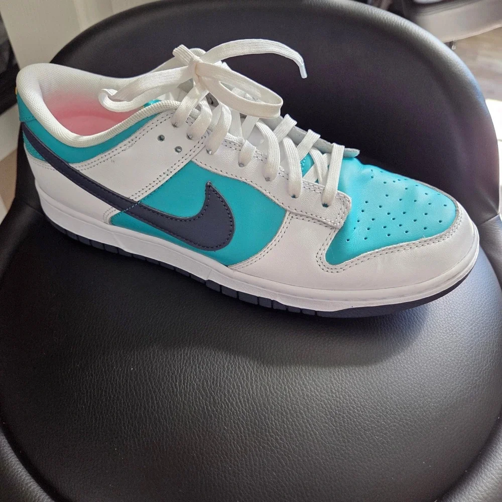 Nike Dunk Low HF4850-345 Dusty Cactus Leather Sneakers Mens 10.5